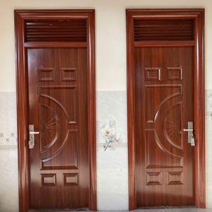 Cửa đi 1 cánh bằng thép vân gỗ nhập khẩu Đắk Lắk